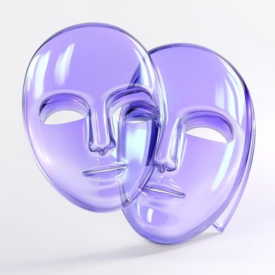 Abstract Representation of Duality with Transparent Masks