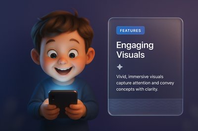 Child's Joy: Engaging Visuals in 3D Illustration