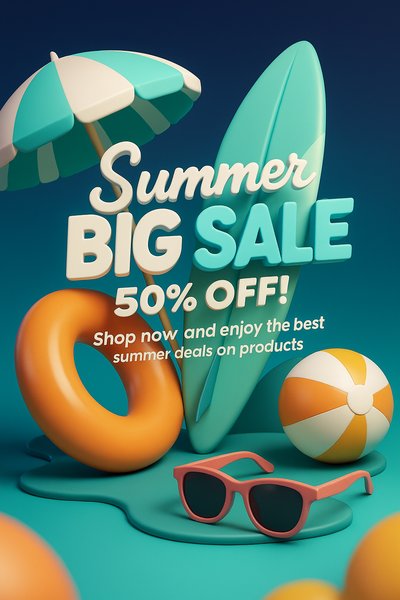 Summer Big Sale 50% Off - Shop Now for the Best Deals