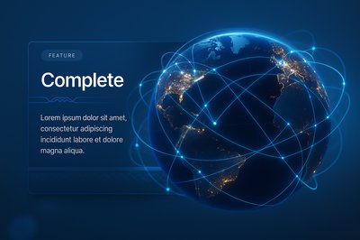 Earth at Night from Space Highlighting Global Connectivity