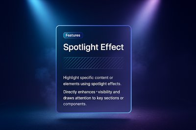 Dark Neon Street with Spotlight Effects for Feature Presentation