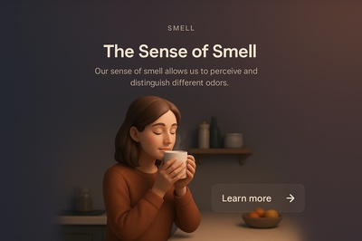 Realistic 3D Scene Highlighting the Sense of Smell