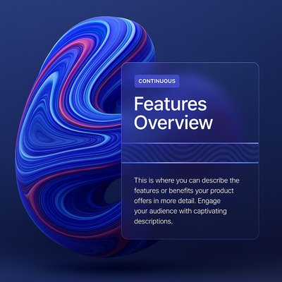Abstract Harmonious Swirling Patterns in 3D Design