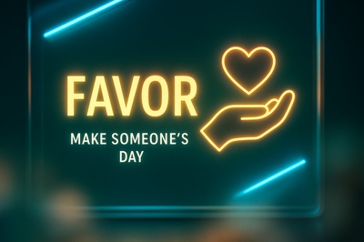 Neon Lights and Glow: A Favor to Brighten Your Day