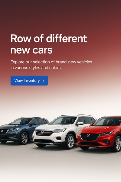 Stylish Gradient Illustration of New Cars