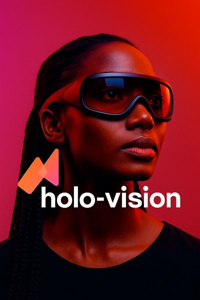 Futuristic Fashion with Holo-Vision Glasses