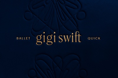 Elegant Embossed Patterns with Text Design