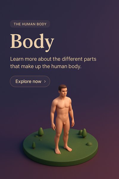 Stylized 3D Representation of the Human Body in Minimalist Design