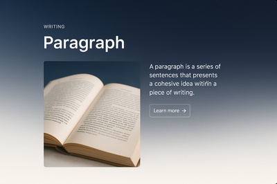 Minimalist Web Page Design Featuring a Paragraph Theme