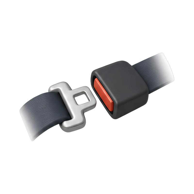 airplane seat belt buckle