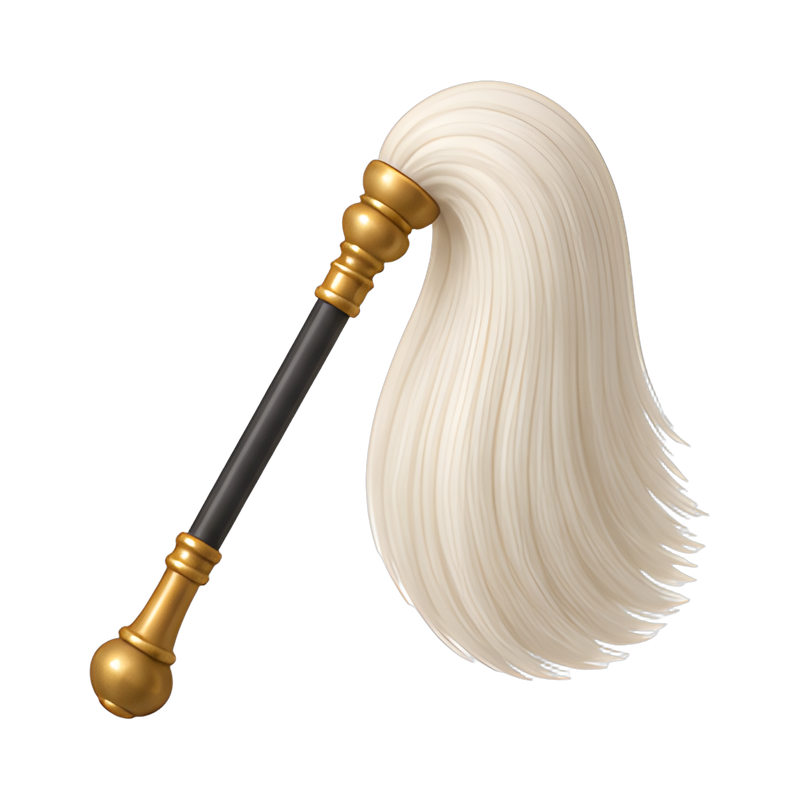 traditional ceremonial hair whisk