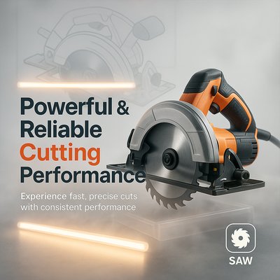 High-Performance Circular Saw with Modern Design