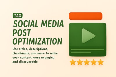 Creative Illustration for Social Media Post Optimization