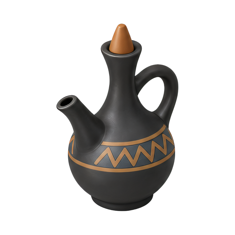 Traditional Ethiopian jebena pot