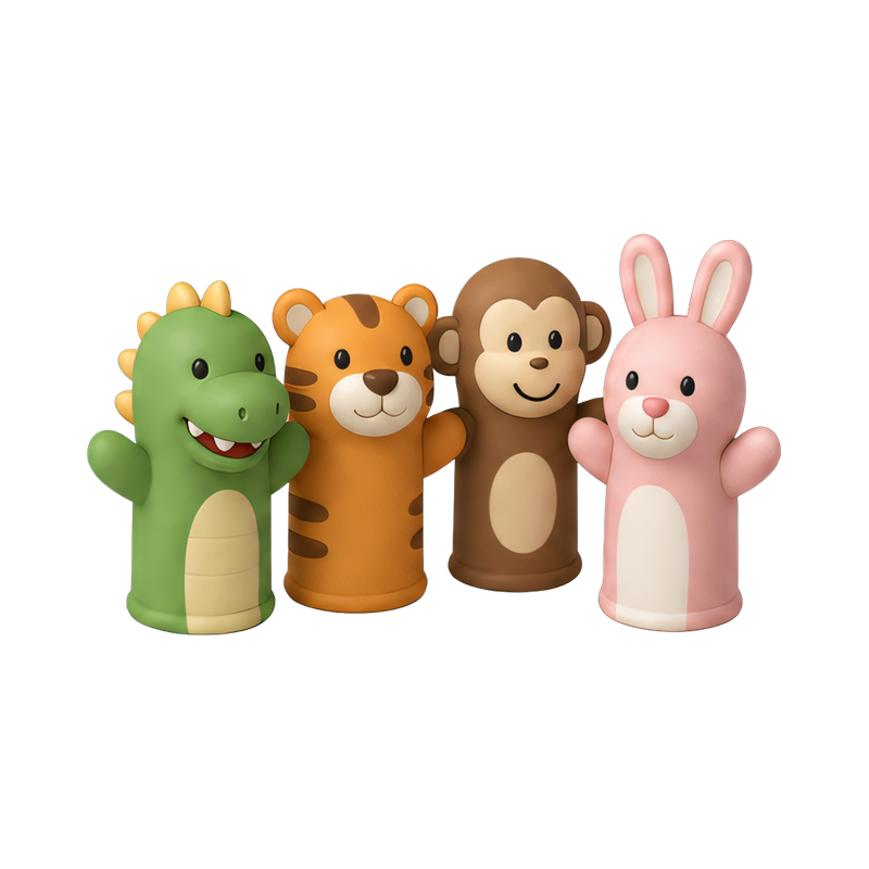 colorful finger puppet set
