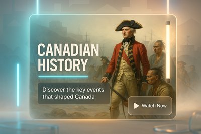 Promotional Graphic for Canadian History Exploration