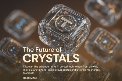 Hyperrealistic Cave of Crystal Tokens with LED Technology