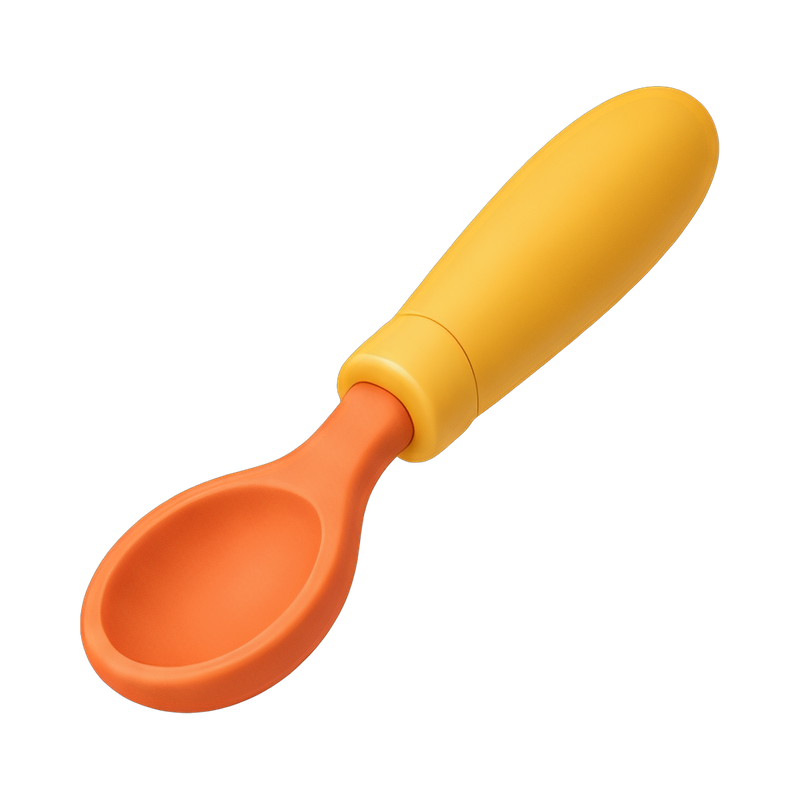 soft silicone feeding spoon