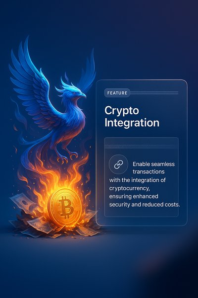 Phoenix Reborn from Burning Money with Crypto Elements