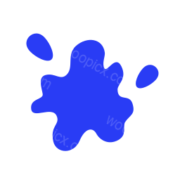 splash blue liquid