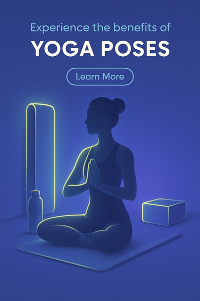 Yoga Poses: Embrace Serenity with Neon Lights