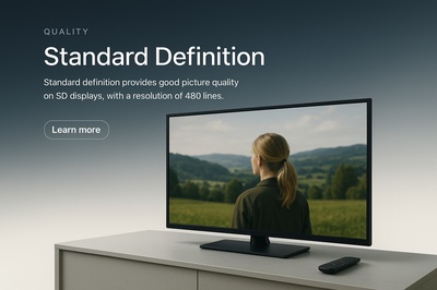 Stylish Web Design for Quality SD Displays