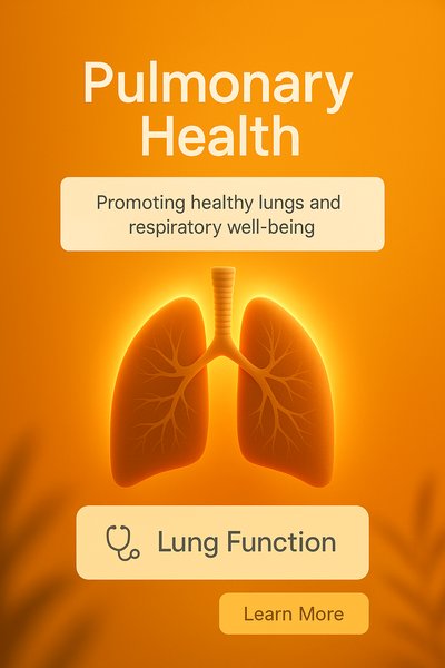 Promotional Graphic for Pulmonary Health Awareness