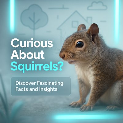 Engaging Wildlife Educational Post Featuring a Squirrel