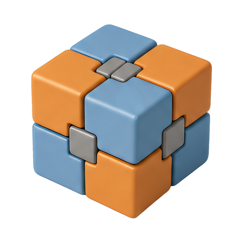 modern infinity folding cube
