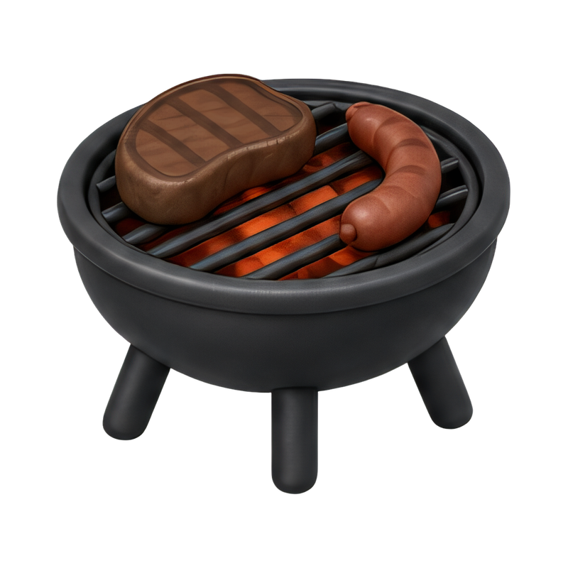 traditional argentinian asado grill