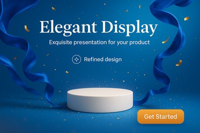 Elegant Display for Product Presentation with Refined Design