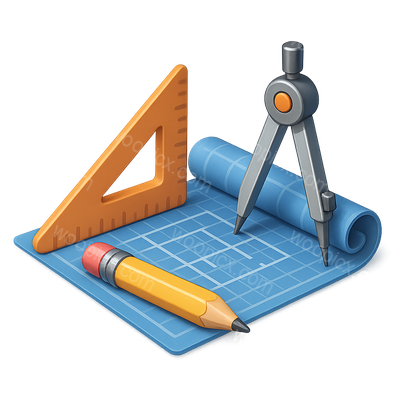 3D Blueprint Drawing Tools in Isometric View