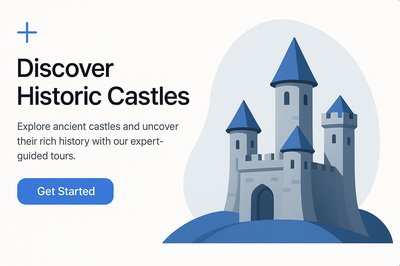 Professional Landing Page Design for Castle Tours