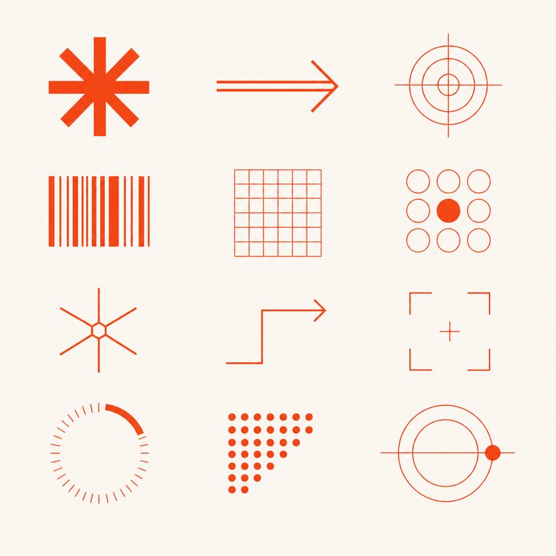 Swiss micrographics design elements