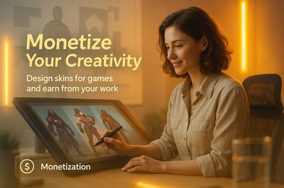 Promotional Graphic for Creative Monetization