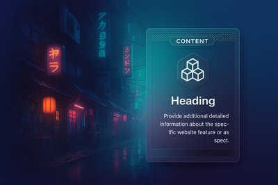 Futuristic Cyberpunk Street Illustration at Night