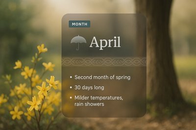 Spring-themed Web Page Design Featuring April Highlights