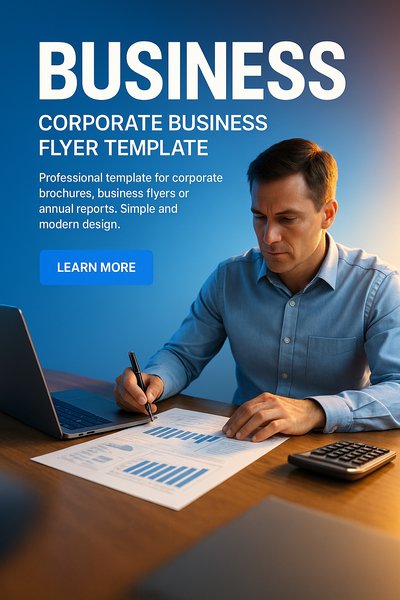 Professional Corporate Business Flyer Template for Marketing