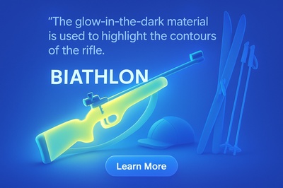 Biathlon's Fluorescent Glow: A Unique Visual Experience