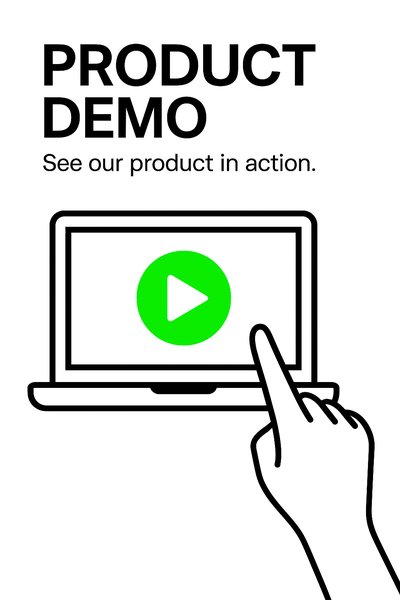 Product Demonstration Graphic with Interactive Elements