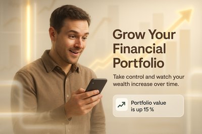 Financial Growth Promotional Graphic with Engaging Visuals