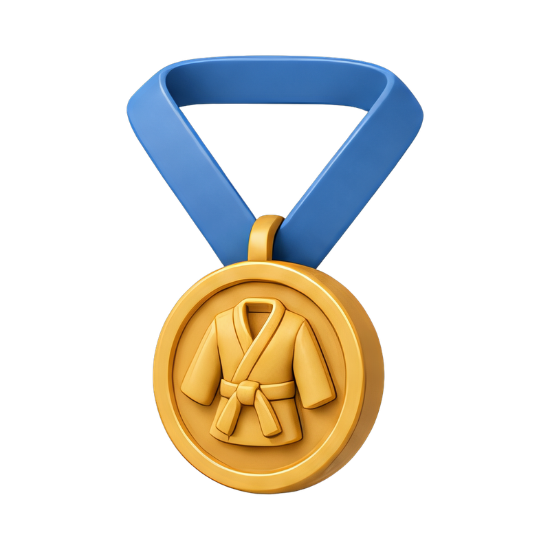 gold medal for martial arts
