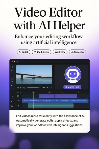 Video Editor with AI Helper - Enhance Your Editing Workflow