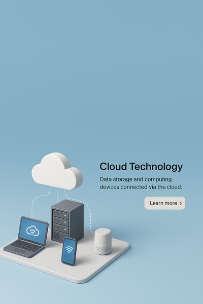 Cloud Technology: Devices Connected via the Internet