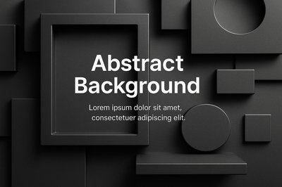 Modern Abstract Background with Geometric Shapes