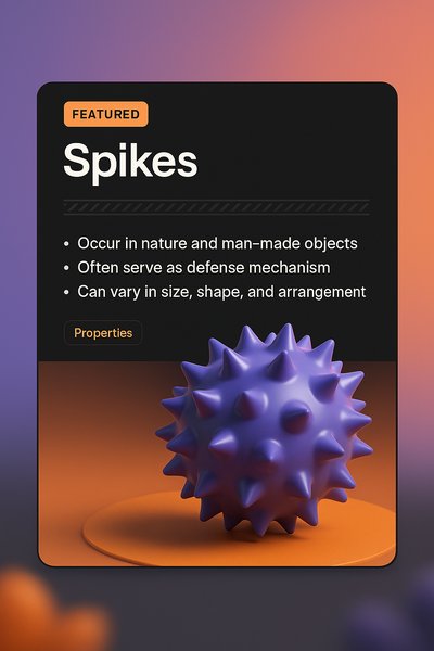 3D Illustration of Spikes with Informative Blocks