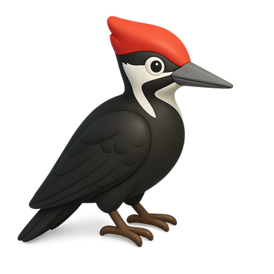 Cartoon Style Woodpecker Illustration