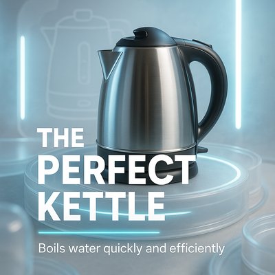 Modern Electric Kettle Promotional Image