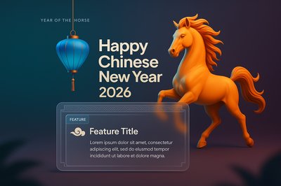 Happy Chinese New Year 2026 - Year of the Horse Celebration