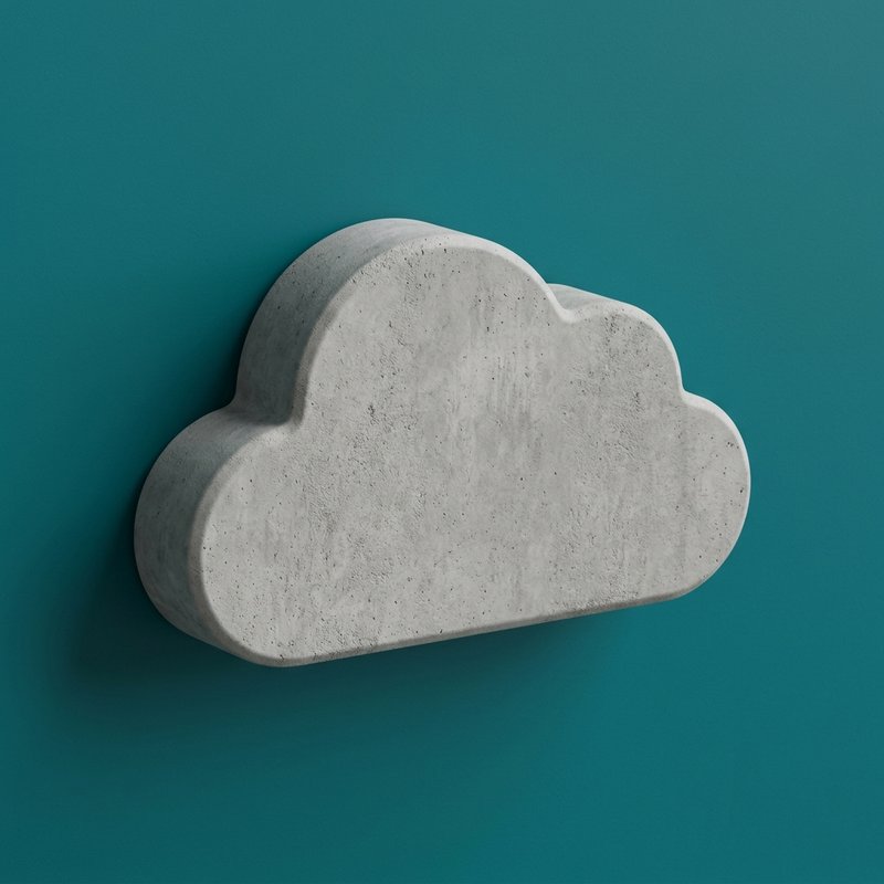 soft white cloud in blue sky